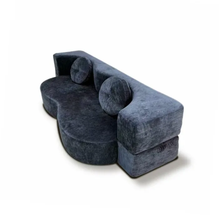 Mid-Century Upholstered Sofa – Ideal for Apartment Living