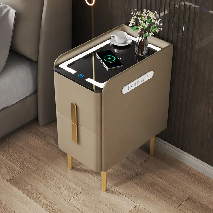 Minimalist Smart Bedside Cabinet