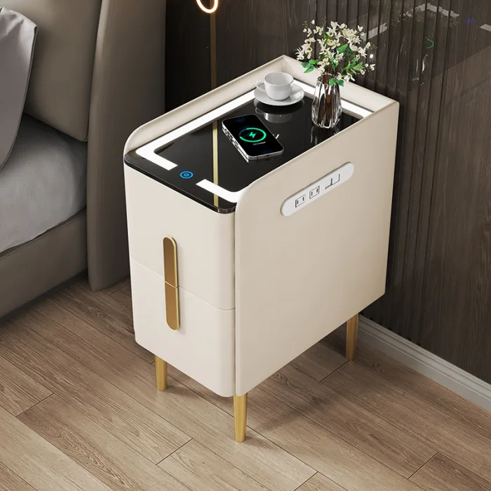 Minimalist Smart Bedside Cabinet