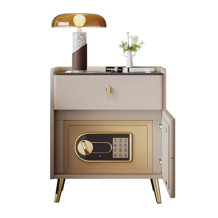 Modern Smart Safe with Biometric Fingerprint Lock