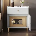 Modern Smart Safe with Biometric Fingerprint Lock