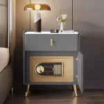 Modern Smart Safe with Biometric Fingerprint Lock
