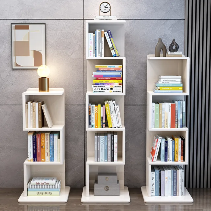Modern Solid Wood Bookshelf – Minimalist Style, Maximum Function