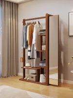 Modern Solid Wood Coat Rack