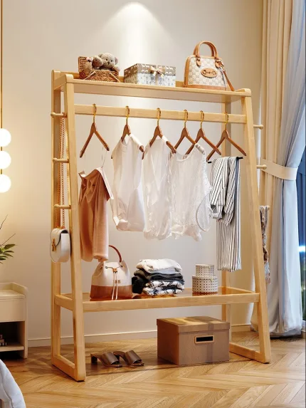 Modern Solid Wood Coat Rack – Timeless Style Meets Daily Function