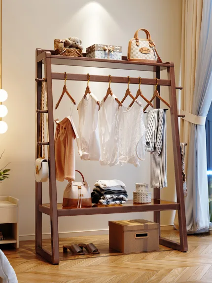 Modern Solid Wood Coat Rack – Timeless Style Meets Daily Function
