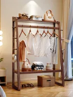 Modern Solid Wood Coat Rack – Timeless Style Meets Daily Function