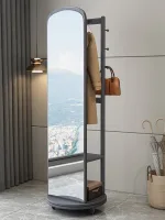 Modern Solid Wood Full-Length Dressing Mirror
