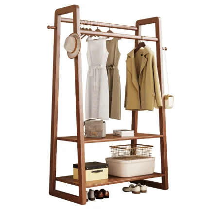 Natural Wood Modern Coat Rack – Lightweight, Durable, and Stylish