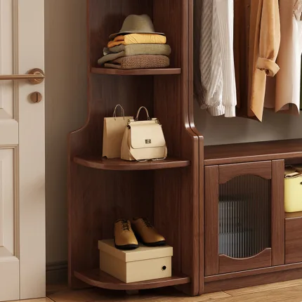 Scandinavian Style Wooden Coat Rack – Simple & Sturdy
