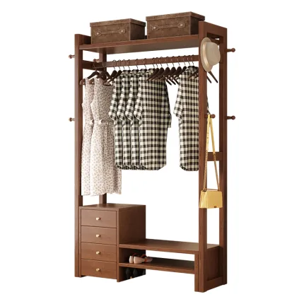 Simple & Stylish Wooden Coat Rack