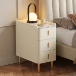 Smart Nightstand with Storage Drawers