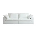 Solid Wood Frame Scandinavian Sofa – Durable and Elegant