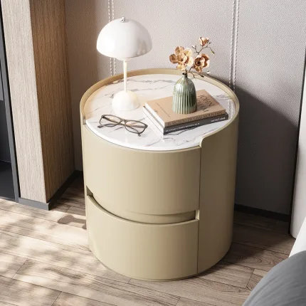 Two-Drawer Modern Bedside Cabinet