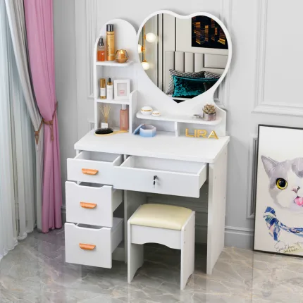 Simple Vanity Table with StorageXJ-80#AXJ