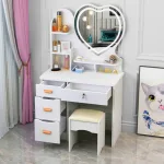 Modern LED Vanity Table with MirrorXJ-80#AXJ
