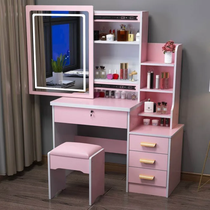 LED Lighted Modern Makeup VanityXJ-80#918FJ