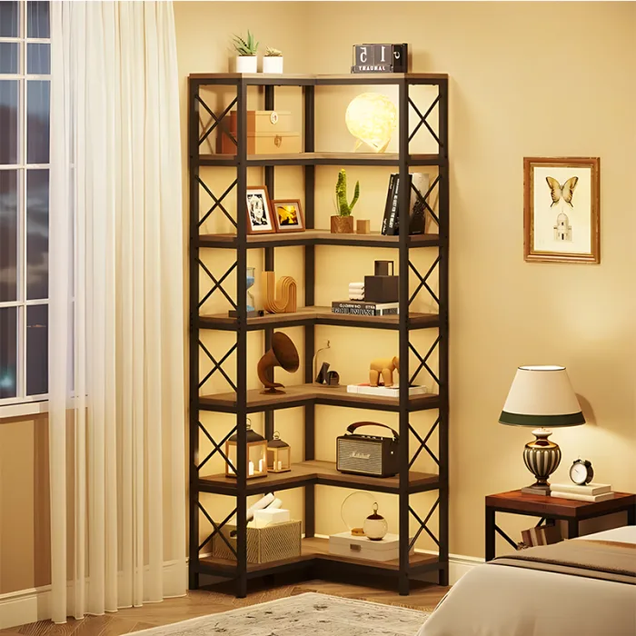 Corner Bookshelf