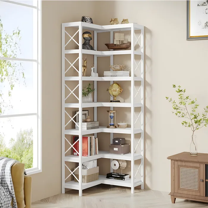 Corner Bookshelf