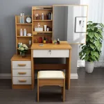Modern Panel Vanity with Drawers
