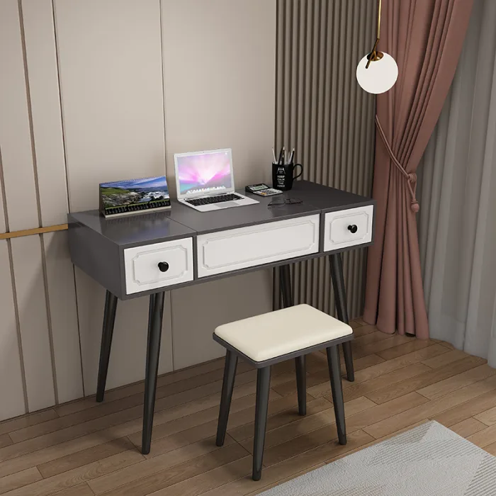 Engineered Wood Vanity Table with Mirror