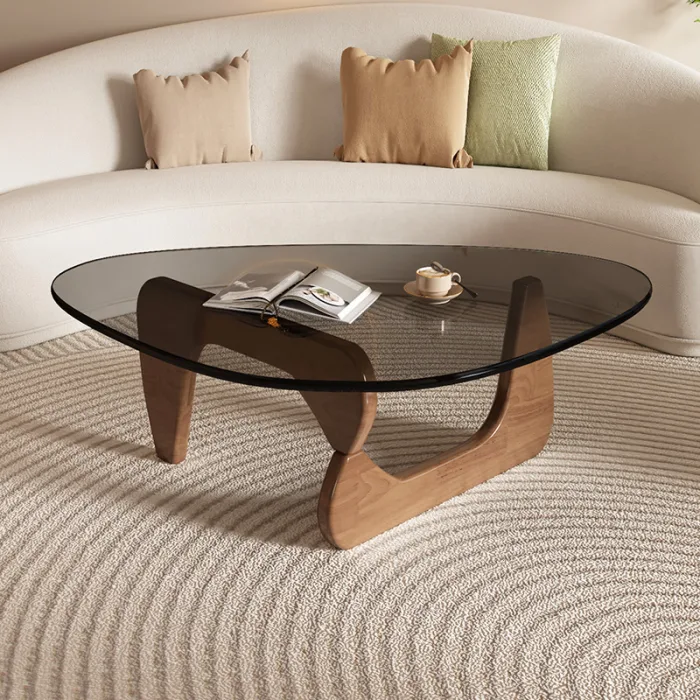 Sleek Minimalist Wood Coffee Table