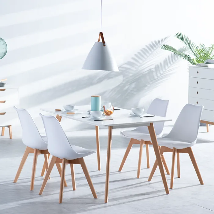 Upholstered Dining Chair with Wooden Frame