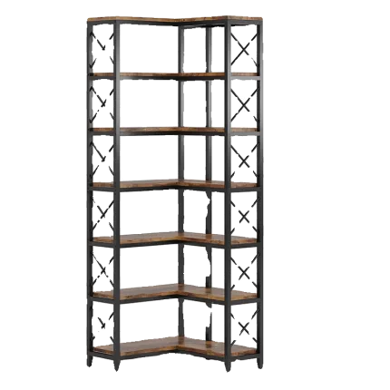 Corner Bookshelf