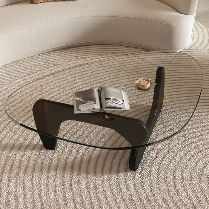 Sleek Minimalist Wood Coffee Table