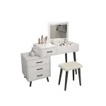Modern Dressing Table with Storage Drawers