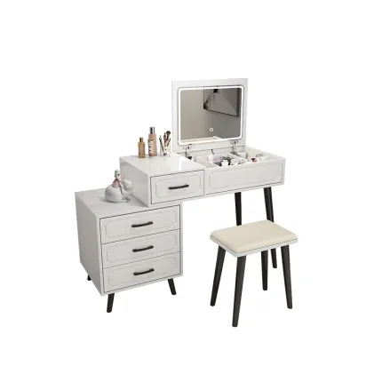 Modern Dressing Table with Storage Drawers