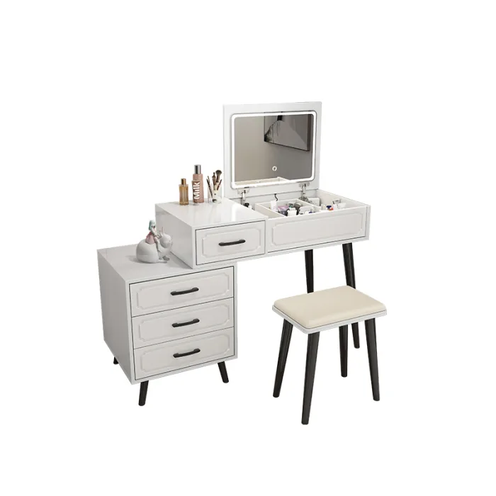 Modern Dressing Table with Storage Drawers